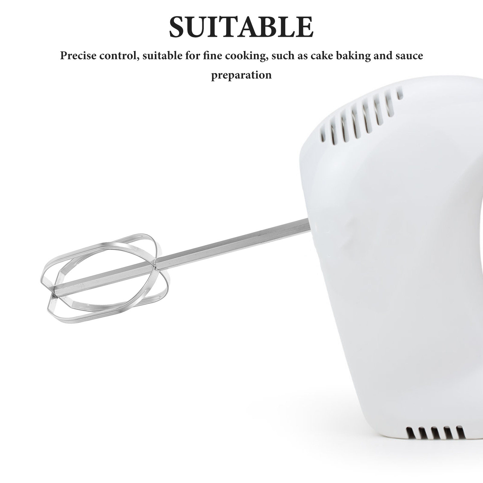 Hand Mixer Electric - ملحق خلاط اللحوم الكهربائي من الفولاذ