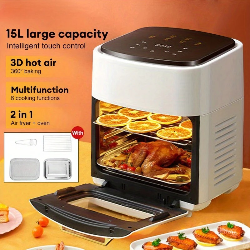Kitchen Appliances Oven - مقلاة هوائية جديدة سعة 15 لتر