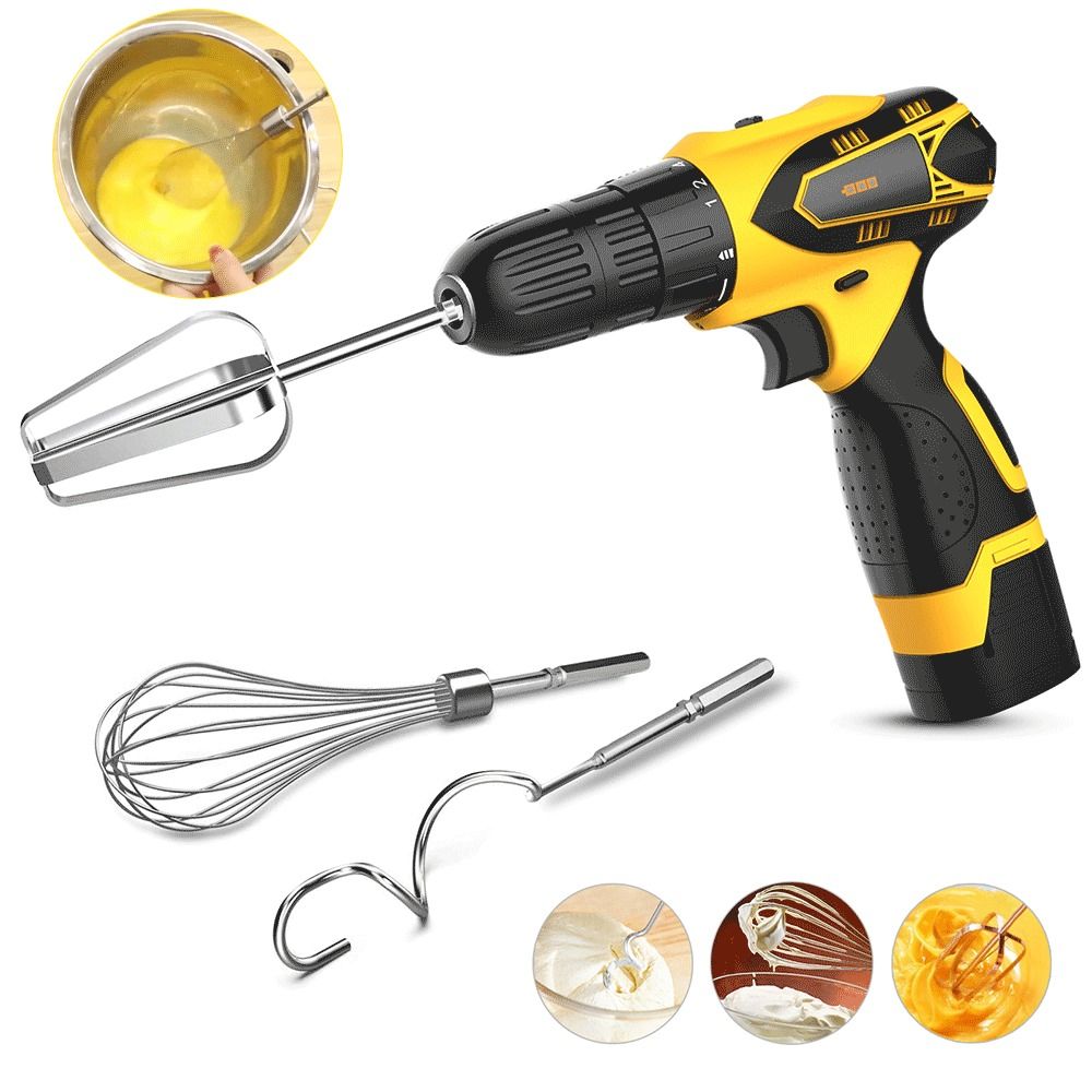 Hand Mixer Electric - خلاط بيض من الفولاذ المقاوم للصدأ،