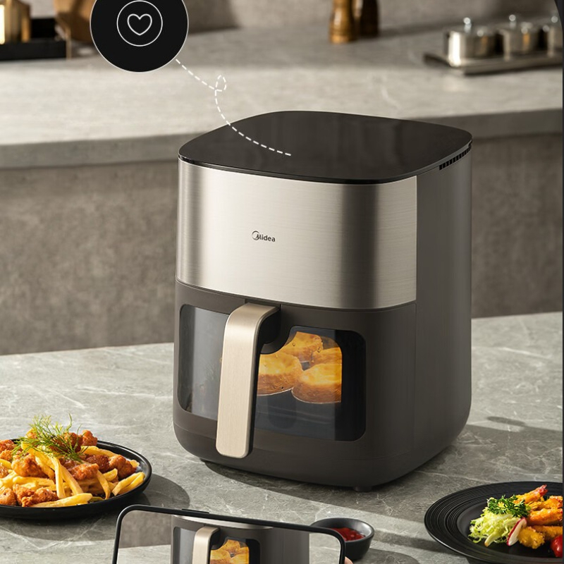 مقلاة هوائية بسعة 6.5 لتر مع و - مراجعة Kitchen Appliances Oven وسعره