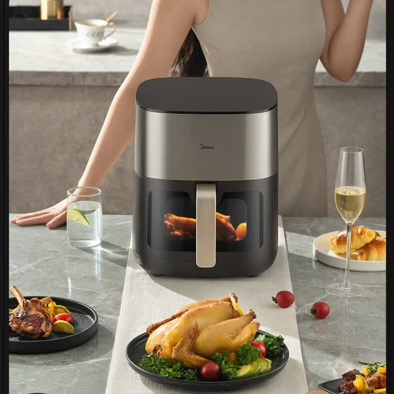 مقلاة هوائية بسعة 6.5 لتر مع و - مراجعة Kitchen Appliances Oven وسعره