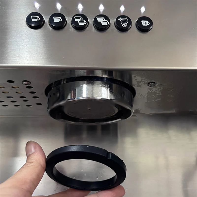 قطعتان من حلقات السيليكون لآلة - مراجعة Espresso Machine Semi Auto وسعره