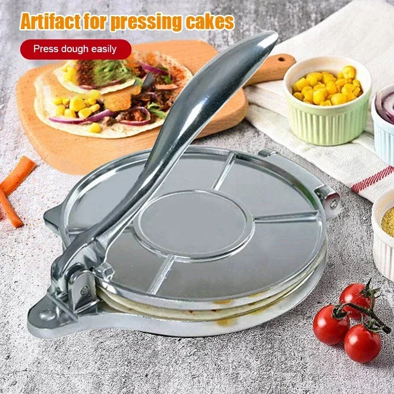 1 قطعة مكبس التورتيلا 6.3 بوصة - مراجعة Tortilla Press Cast وسعره