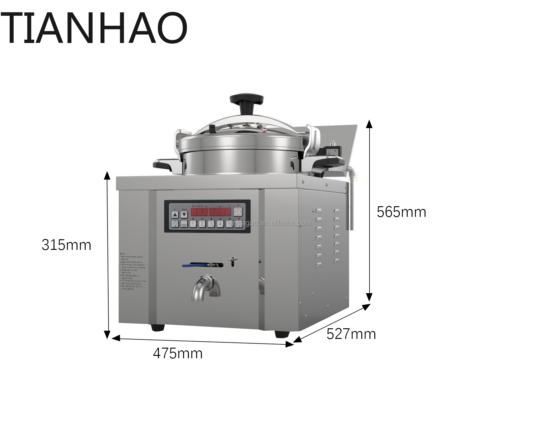 مقلاة كهربائية سعة 22 لتر، جها - مراجعة Kitchen Appliances Made In Usa وسعره