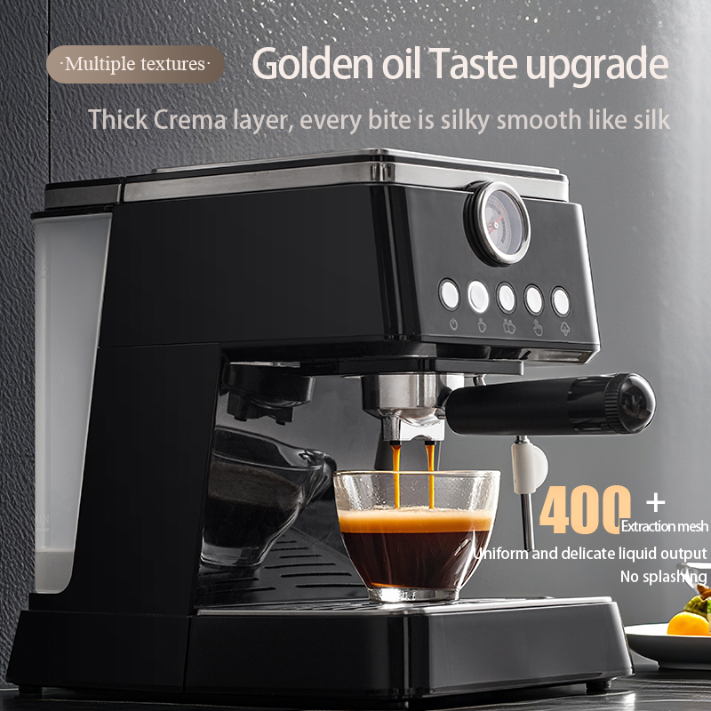 ماكينة اسبريسو عالية الضغط ممي - مراجعة Espresso Machine Semi Auto وسعره