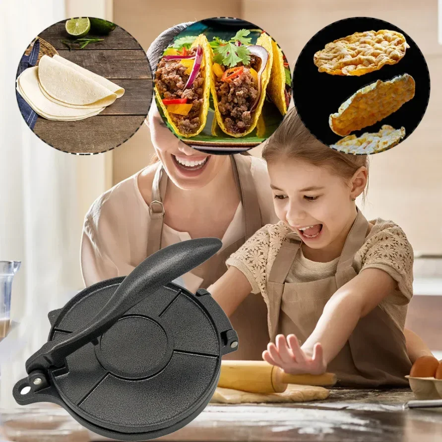 أدوات طهي من الحديد الزهر، مكب - مراجعة Tortilla Press Cast وسعره