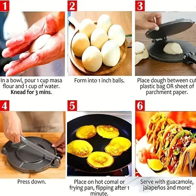 أدوات طهي من الحديد الزهر، مكب - مراجعة Tortilla Press Cast وسعره