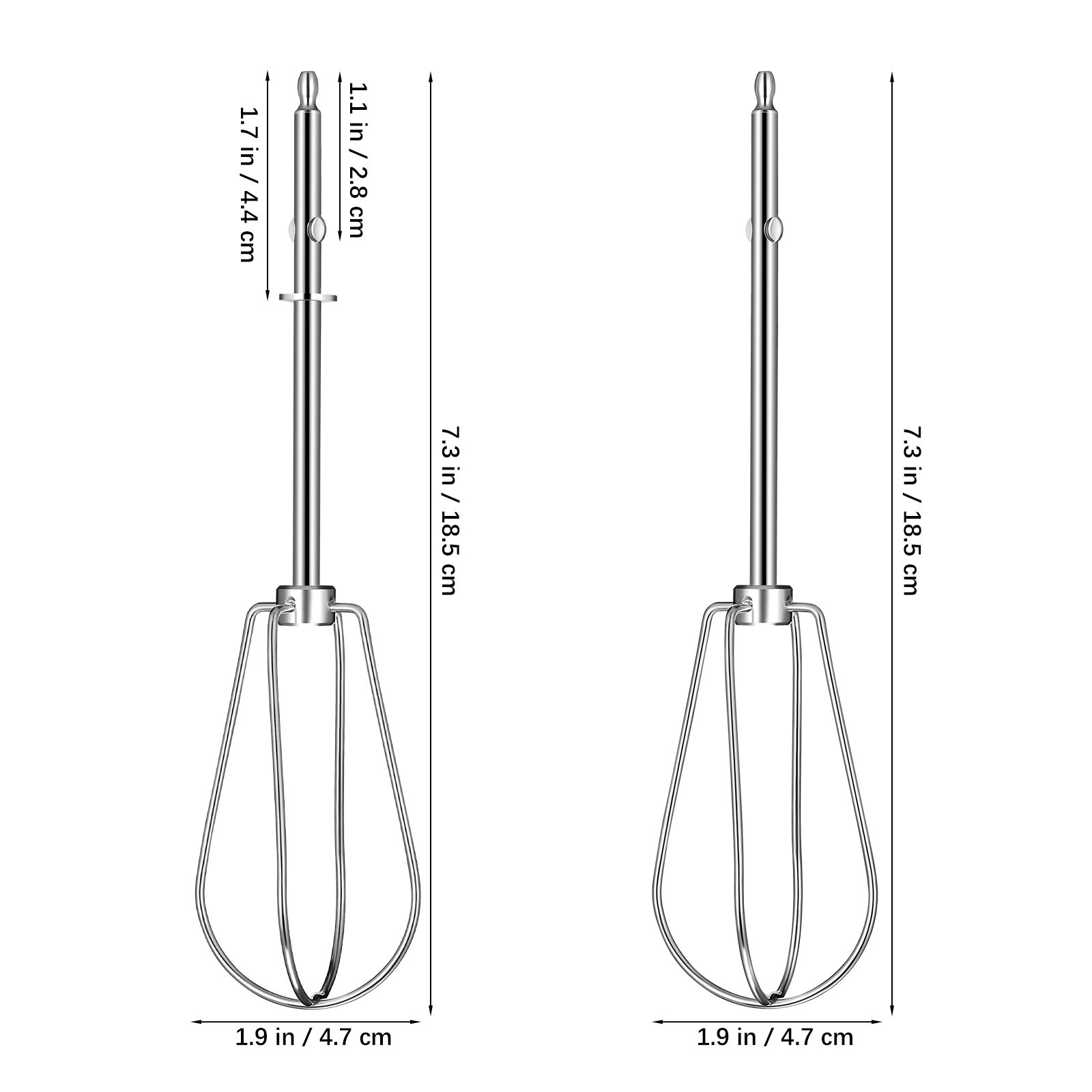قطعتان من ملحقات الخلاط الكهرب - مراجعة Hand Mixer Electric وسعره