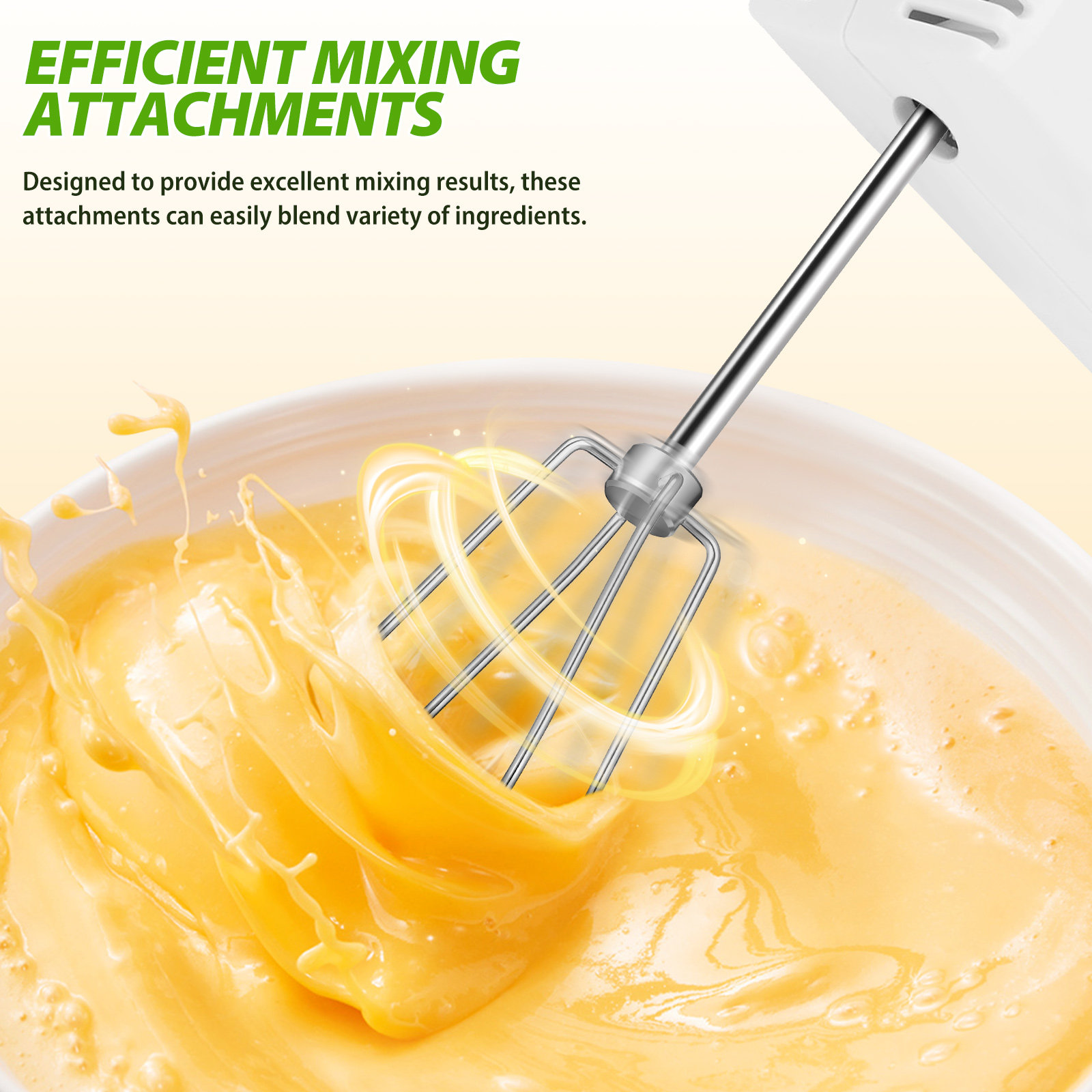 قطعتان من ملحقات الخلاط الكهرب - مراجعة Hand Mixer Electric وسعره