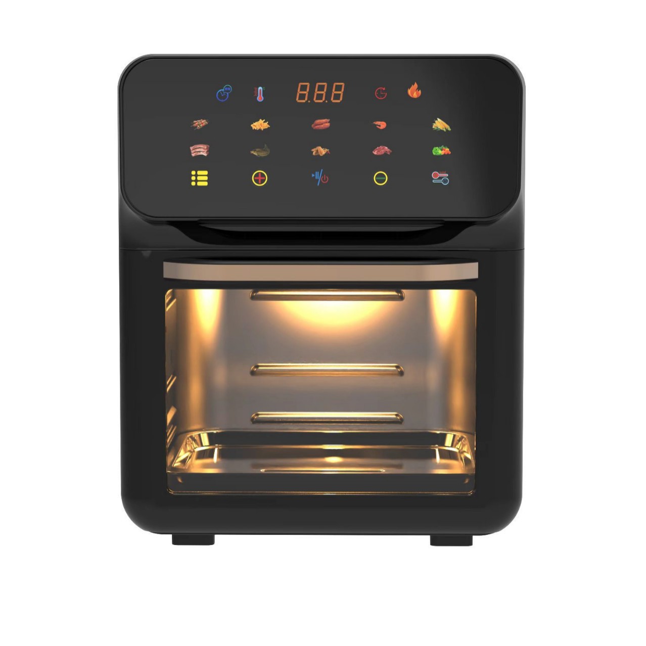 مقلاة هوائية مرئية سعة 15 لترً - مراجعة Kitchen Appliances Oven وسعره