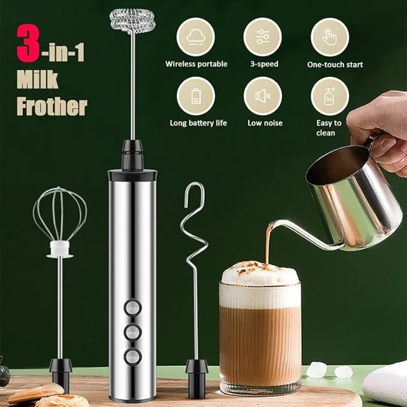 خلاط حليب كهربائي محمول 3 في 1 - مراجعة Kitchen Appliances Integrated وسعره