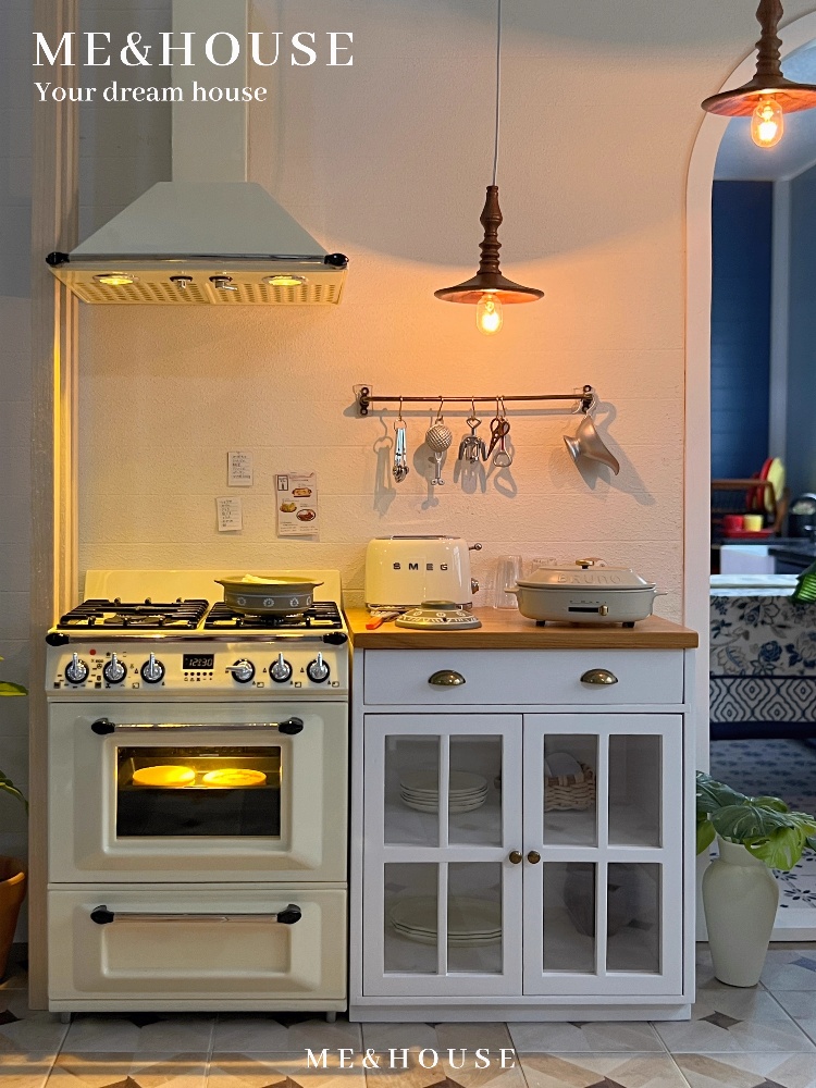 موقد معدني لبيت الدمية ، موديل - مراجعة Kitchen Appliances Oven وسعره