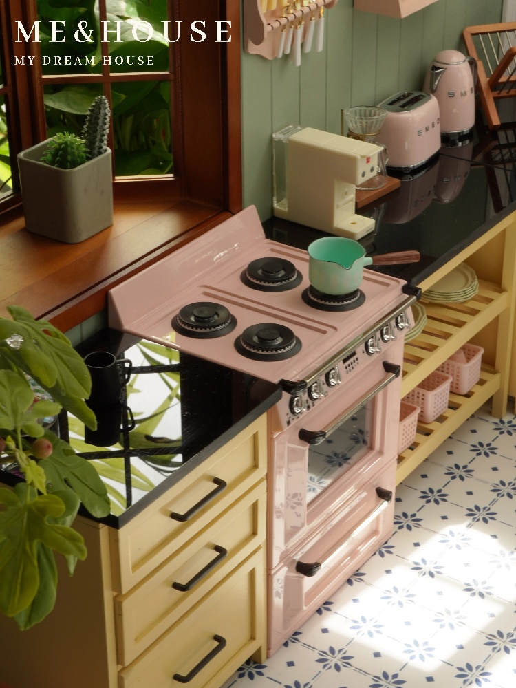 موقد معدني لبيت الدمية ، موديل - مراجعة Kitchen Appliances Oven وسعره