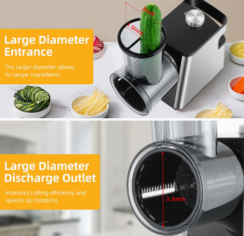 قطاعة خضروات كهربائية متعددة ا - مراجعة Kitchen Appliances Made In Usa وسعره